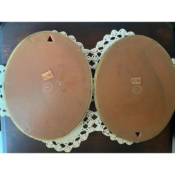 Pair of Vintage Florentine Italy Norleans Italian Wall Art - Picture 2 of 3